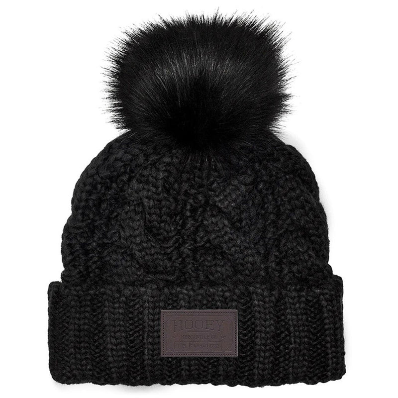 Hooey - Mens Beanie With Leather Patch