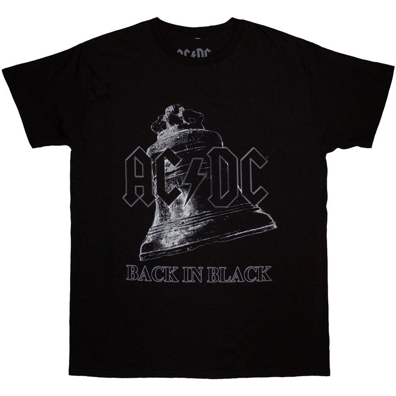 Ac/Dc - Unisex Back In Black Bell T-Shirt