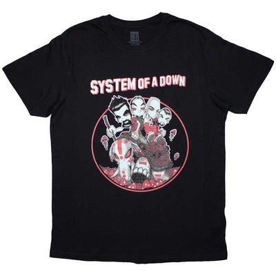 System Of A Down - Unisex Mushroom People T-Shirt