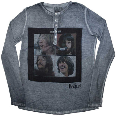 The Beatles - Unisex Let Be Stone Wash Long Sleeve T-Shirt