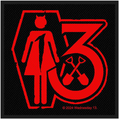 Wednesday 13 - Unisex Casket Woven Patch