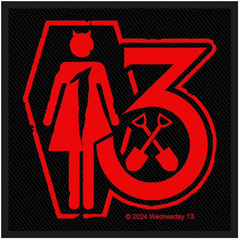 Wednesday 13 - Unisex Casket Woven Patch