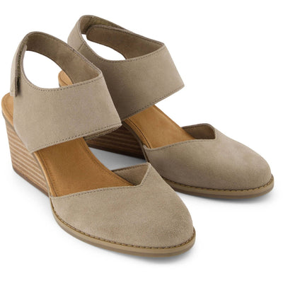 Toms - Womens Madison Dress Casual Shoes — Dun Suede