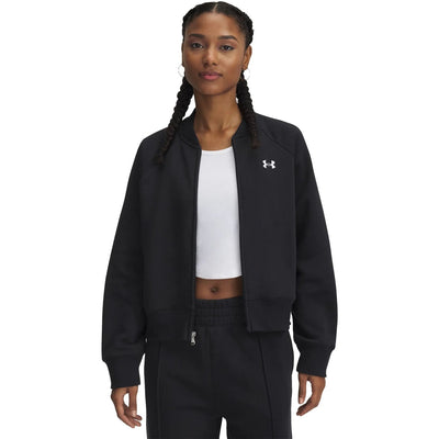 Under Armour - Womens Rival Fleece Bomber — Black (001)