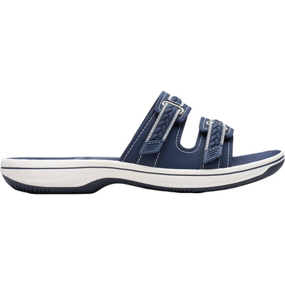 Clarks - Womens Breeze Lux Eve H Sandals — Navy
