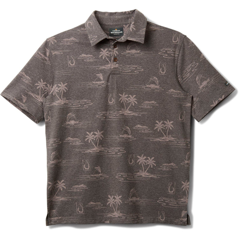 Quiksilver - Mens Island Daze Polo Short Sleeve Knit Shirt