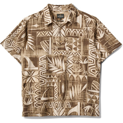 Quiksilver - Mens Talk Story Short Sleeve Woven Shirt