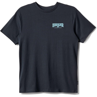 Quiksilver - Mens Dropout Mt0 Short Sleeve Graphic T-Shirt — Black