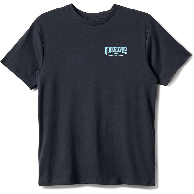 Quiksilver - Mens Dropout Mt0 Short Sleeve Graphic T-Shirt — Black