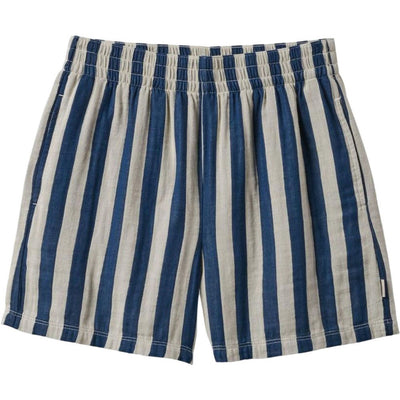 Brixton - Womens Mykonos Stripe Boxer Short — Deep Sea
