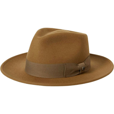 Brixton - Unisex Swindle Convertabrim Fedora — Antique Bronze