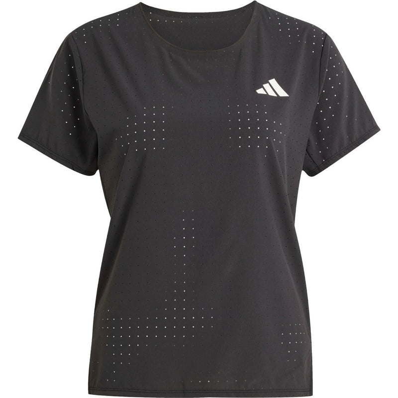 Adidas - Womens Adizero Short Sleeve T-Shirt — Black