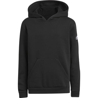 Adidas - Junior Fleece Hooded Sweatshirt — Black/White