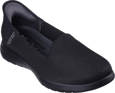 Skechers - Womens On-The-Go Flex - Clover Slip On Shoes — Black