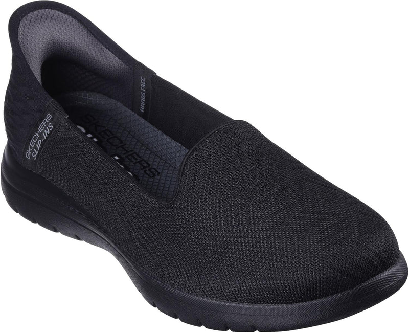 Skechers - Womens On-The-Go Flex - Clover Slip On Shoes — Black