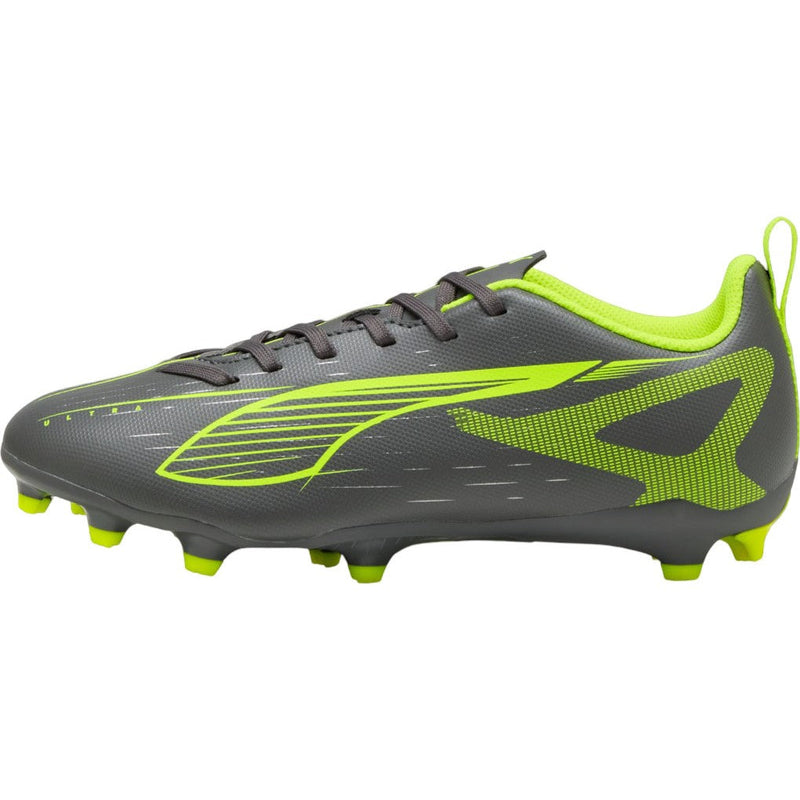 Puma - Juniors Ultra 5 Play Fg/Ag Shoes — Matte Aged Silver/Yellow Alert/Aged S
