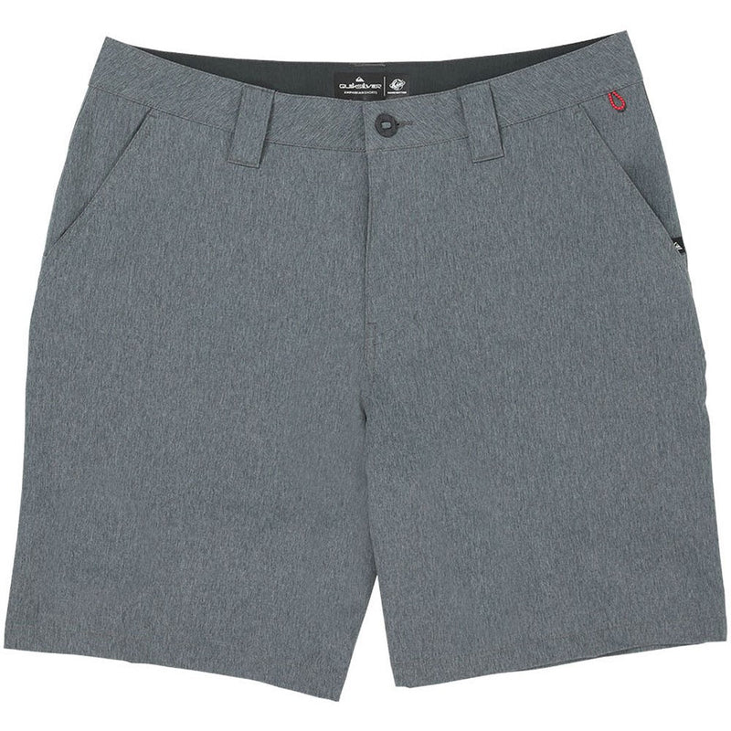 Quiksilver - Mens Union Heather Amphibian 20 Hybrid Shorts — Black