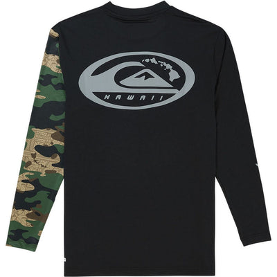 Quiksilver - Mens Hi Everyday Long Sleeve Surf T-Shirt — Camo