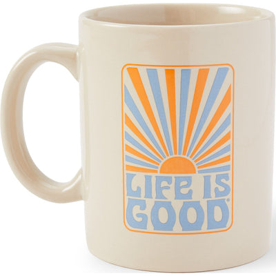 Life Is Good - Unisex Retro Sunburst Jake'S Mug