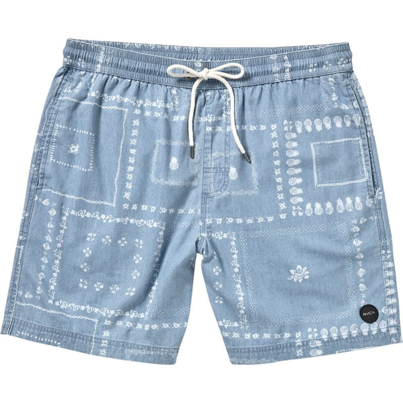Rvca - Mens Escape Elastic Chambray 17 Shorts