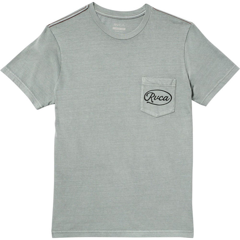 Rvca - Mens Contact Scripts Pocket T-Shirt