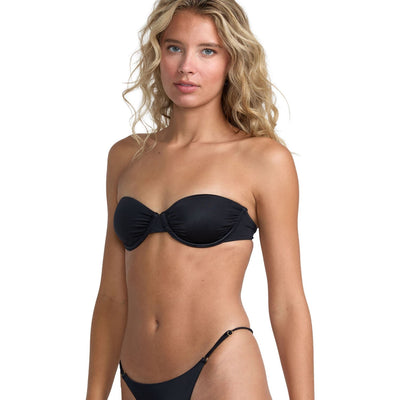Rvca - Womens Solid Shirred Underwire Tops