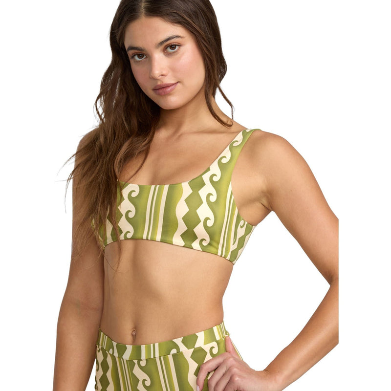 Rvca - Womens Beach Wave Lace Back Bralette