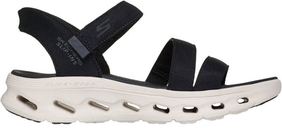 Skechers - Womens Go Walk Glide-Step 2.0 - Ella Sandal — Black/White