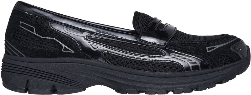 Skechers - Womens Var-City Slip On Shoes — Black