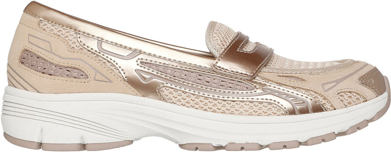 Skechers - Womens Var-City Slip On Shoes — Gold
