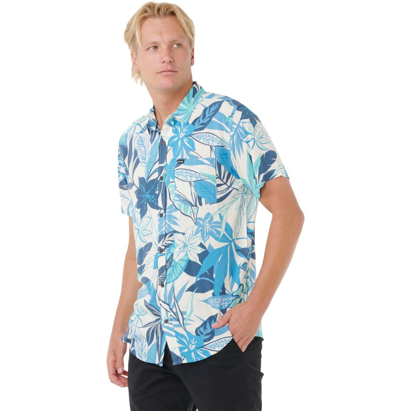 Rip Curl - Mens Rio Short Sleeve Shirt — Bone