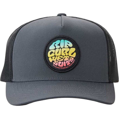 Rip Curl - Mens Wetsuit Icon Trucker Cap — Washed Black