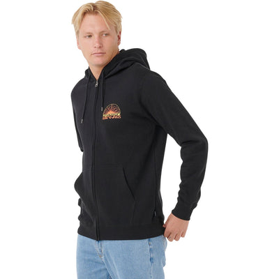 Rip Curl - Mens Grateful Shred Zip Hood — Black