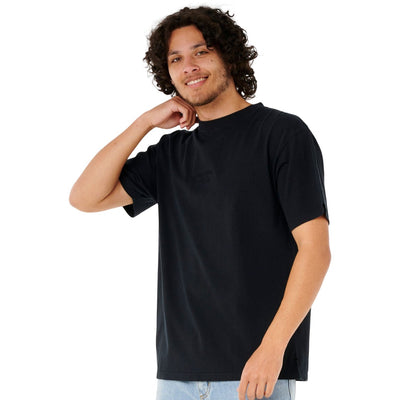 Rip Curl - Mens Fade Out Emb T-Shirt — Black