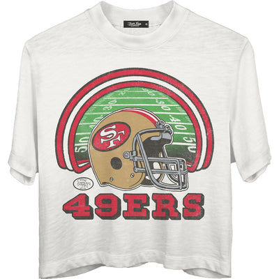 Junk Food - Womens 49Ers Game Time Mn Crop T-Shirt