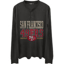 Junk Food - Mens 49Ers Long Sleeve Henley