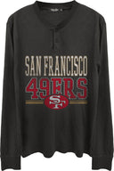 Junk Food - Mens 49Ers Long Sleeve Henley