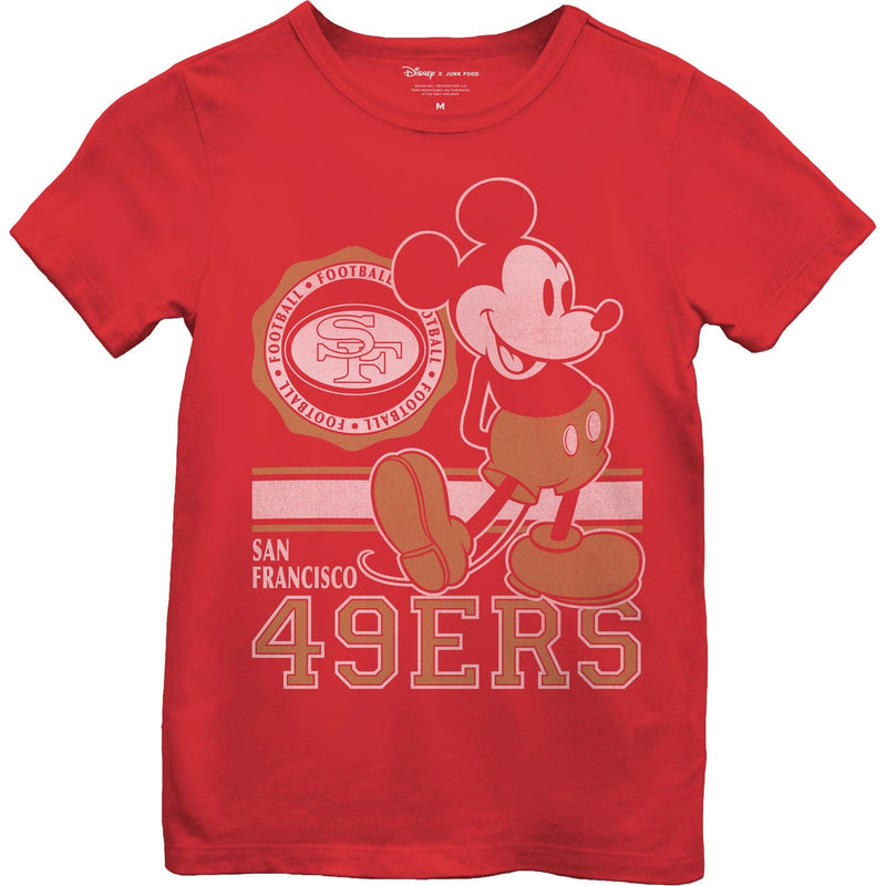 Junk Food - Girls 49Ers Mickey Crest T-Shirt