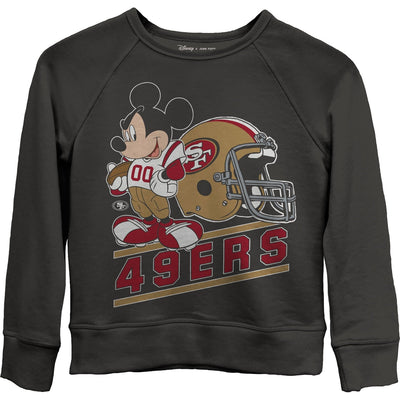 Junk Food - Girls 49Ers Mickey Ctp Fleece Sweatshirt