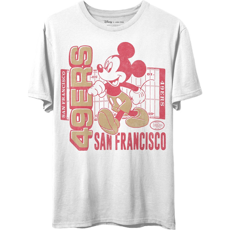 Junk Food - Unisex 49Ers Mickey Field T-Shirt