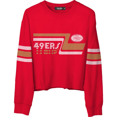 Junk Food - Womens 49Ers Retro Crop Fleece Sweatshirt