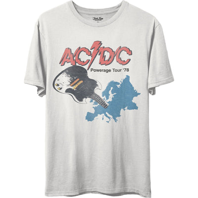 Junk Food - Unisex Ac/Dc European Tour 78 T-Shirt