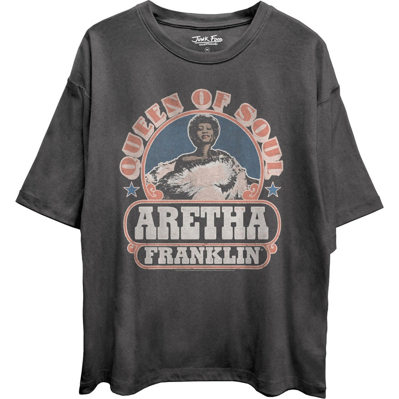 Junk Food - Womens Aretha Queen Of Soul T-Shirt
