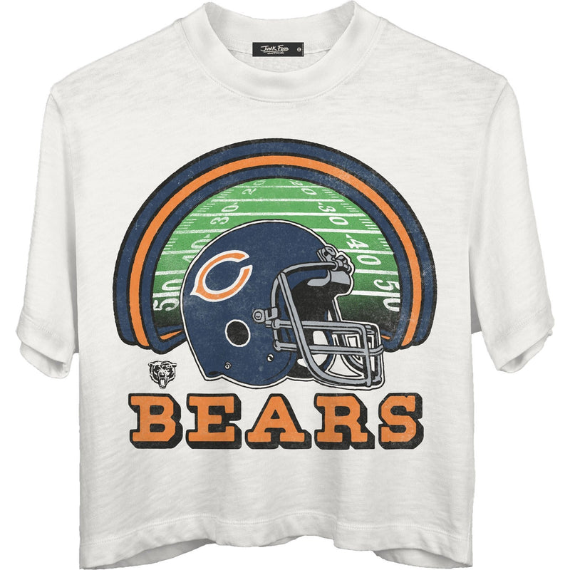 Junk Food - Womens Bears Game Time Mn Crop T-Shirt