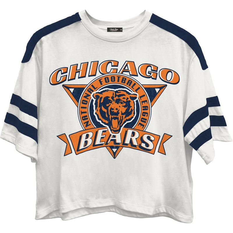 Junk Food - Womens Bears Striped Crop T-Shirt