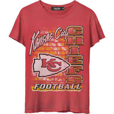 Junk Food - Womens Chiefs Brick Vintage T-Shirt