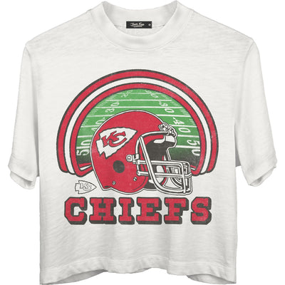 Junk Food - Womens Chiefs Game Time Mn Crop T-Shirt