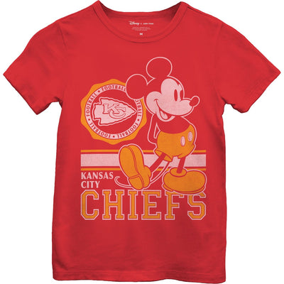 Junk Food - Girls Chiefs Mickey Crest T-Shirt