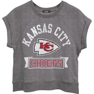 Junk Food - Womens Chiefs Raglan Fleece Tank Sweater