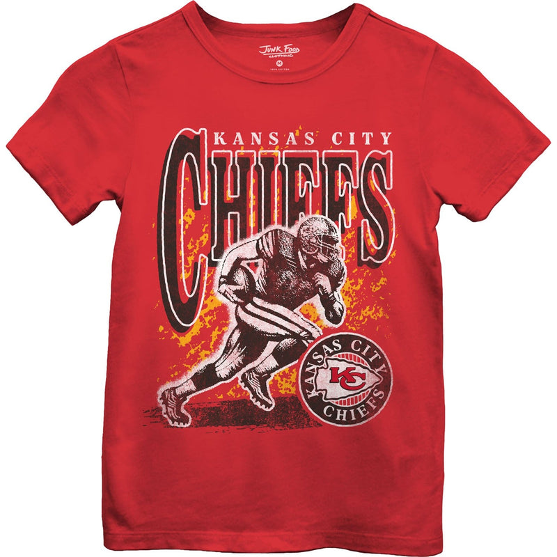 Junk Food - Girls Chiefs Rushing T-Shirt